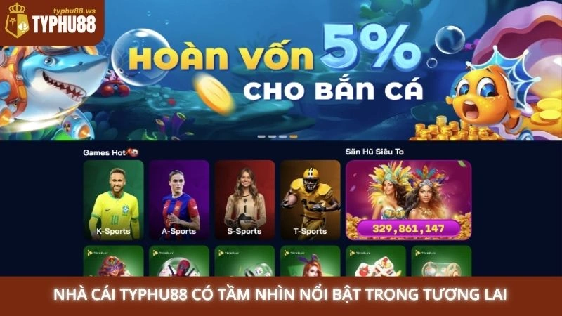 Giới thiệu 1 Nhà cái Typhu88 có tầm nhìn nổi bật trong tương lai