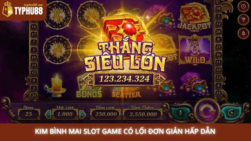 Nổ hũ Kim Bình Mai | Bật mí cách săn hũ khủng tại Typhu88 2 Kim Bình Mai slot game có lối đơn giản hấp dẫn