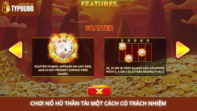 Nổ hũ Thần Tài Typhu88 - Mẹo quay hũ dễ trúng thưởng Jackpot 3 Chơi nổ hũ Thần Tài một cách có trách nhiệm