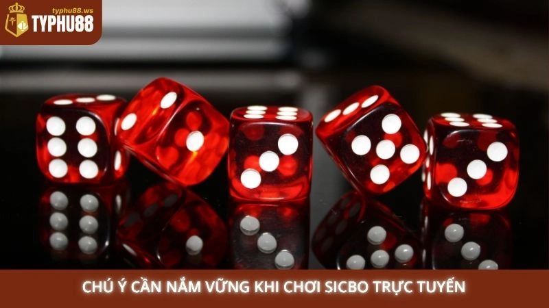 Tài Xỉu online Typhu88 | Mẹo chơi Sicbo dễ thắng nhất 3 Chú ý cần nắm vững khi chơi Sicbo trực tuyến