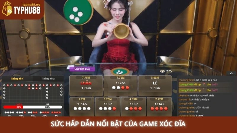 Xóc đĩa online Typhu88 | Hướng dẫn nghe vị, bắt cầu chuẩn 1 Sức hấp dẫn nổi bật của game xóc đĩa